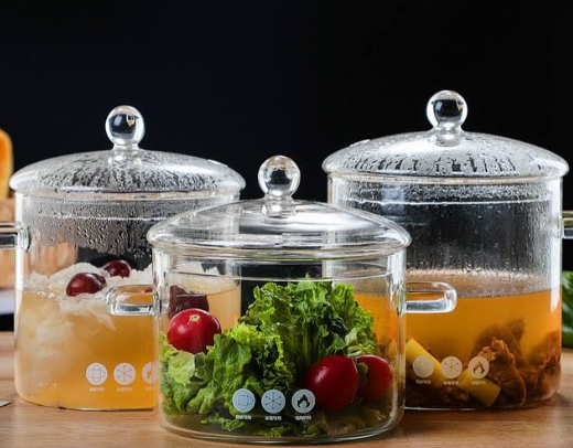 1.6 L Glass pot