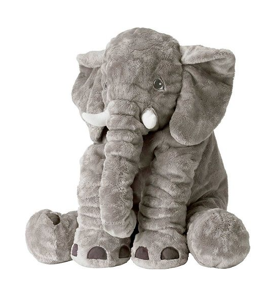 Plush Elephant Pillow