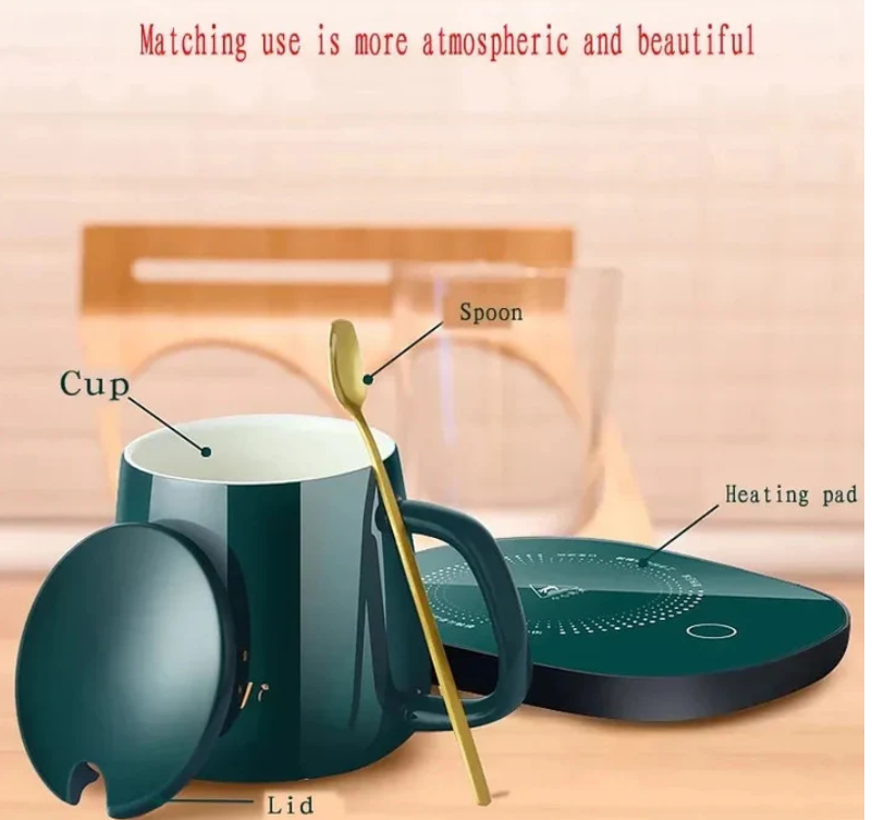 Cup with warmer saucer