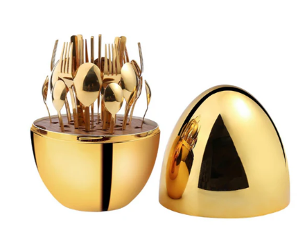 24 pcs Egg Holder Cutlery