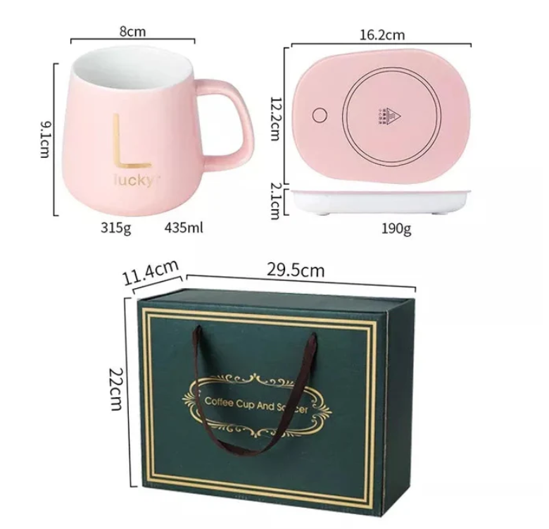 Cup with warmer saucer