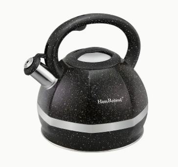 Black 19 silicone Spoon & 3.5L whistle Kettle & 6L Airfryer