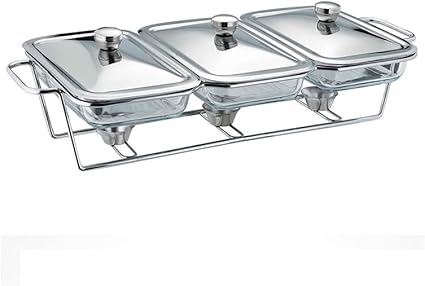 1 Silver chaffing dishes