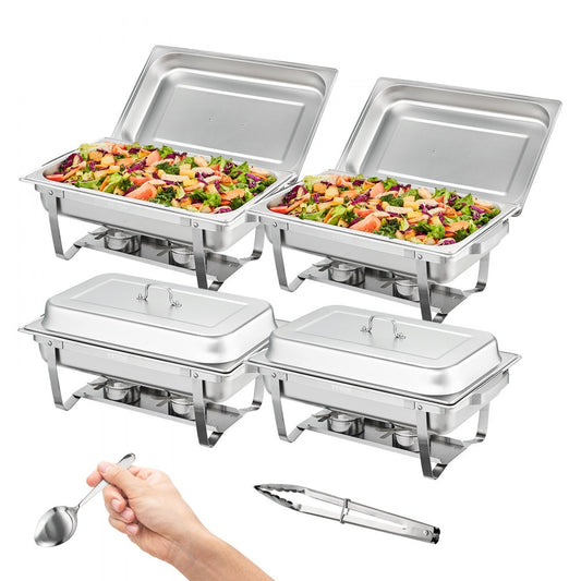 4 Chafing Dishes Set